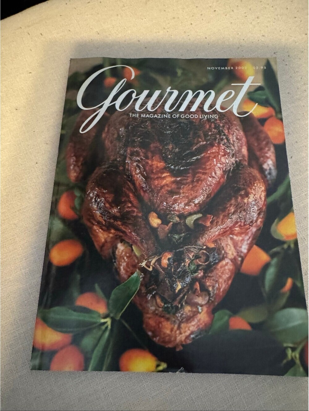 Vintage Gourmet Magazine November Thanksgiving Turkey Food Cooking 105WH